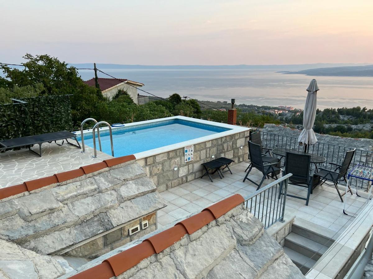 Villa Kristina - Ferienhaus Baska Voda - Topici, Private Outdoor Swimmingpool, Wifi Exterior foto